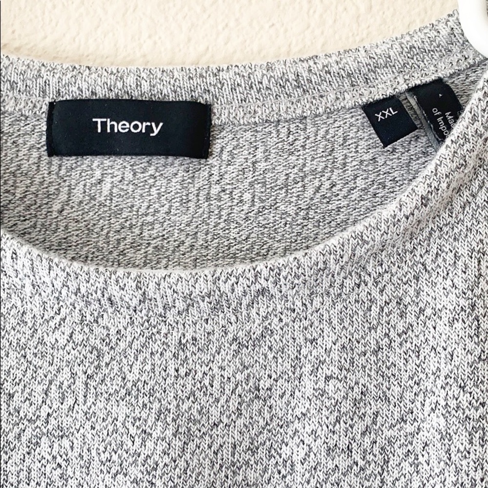 Theory Gray Pullover Top - image 2